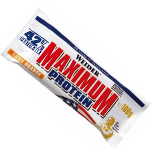 Barras de proteinas WEIDER 42% Maximum Protein Bar