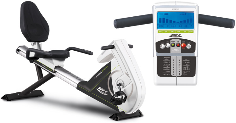 Compre BH Fitness Comfort Evolution Program Bicicleta Reclinada