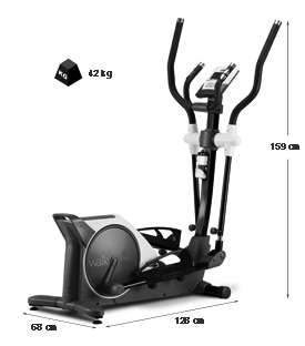 Dimensiones de la elíptica Walk Fit Program