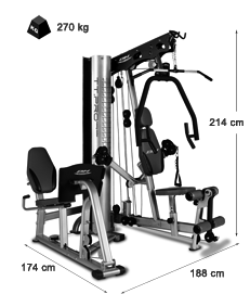 Banco de musculación multifunción BH FITNESS TT Pro